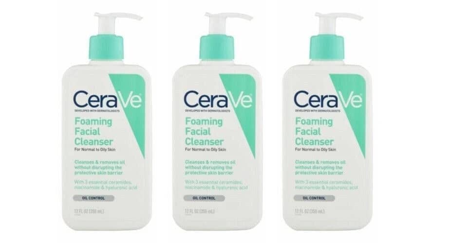 CERAVE FOAMING FACIAL CLEANSER 355ML CERAVE FOAMING FACIAL CLEANSER 355ML - Image 1