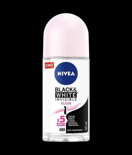 Nivea Black and White Invisible Clear Roll-On